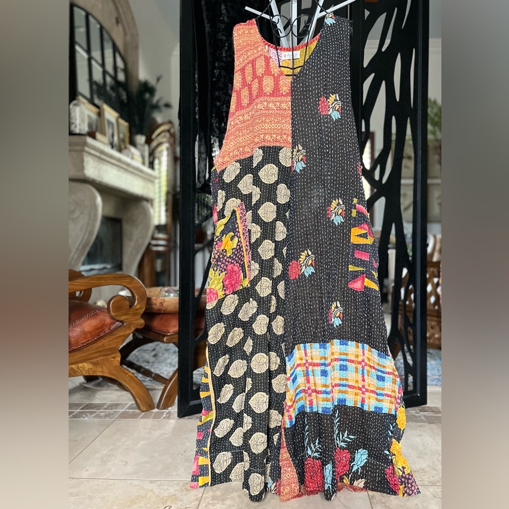 Kantha Harmony Wide Leg Jumpsuit